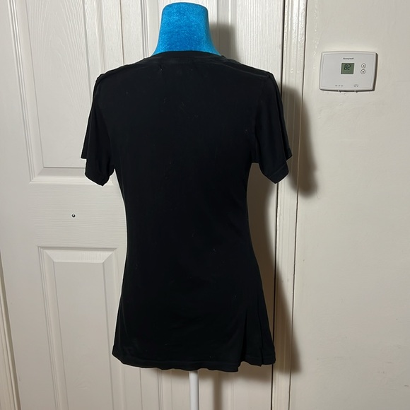 Wildfox Drama Queen Cotton V neck Short Sleeve Top Medium - Picture 4 of 7